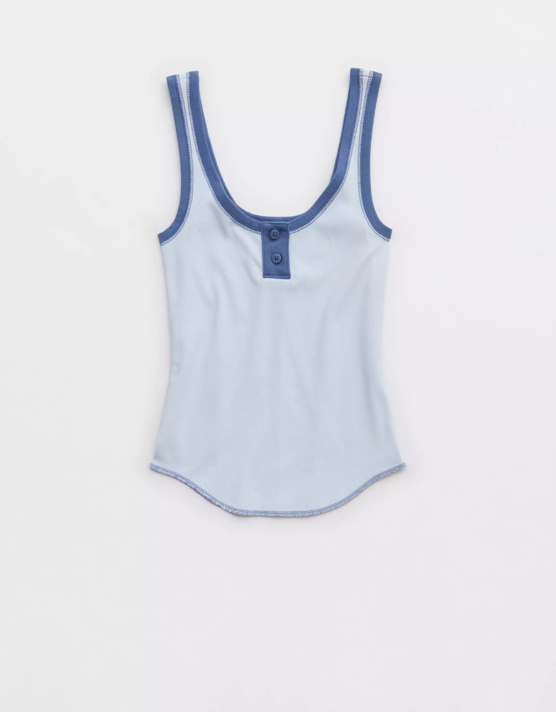Einfarbiges Sommer-Casual-Top