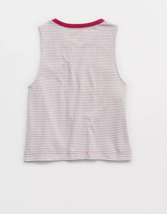 Streifen Traum-Jersey-Pajama-Tanktop