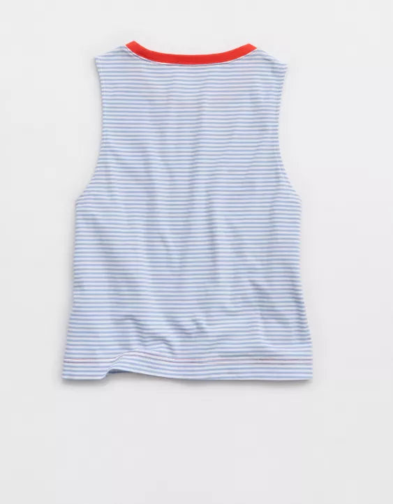 Streifen Traum-Jersey-Pajama-Tanktop